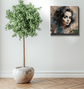 Modern pop art wrapped canvas for contemporary home decor.